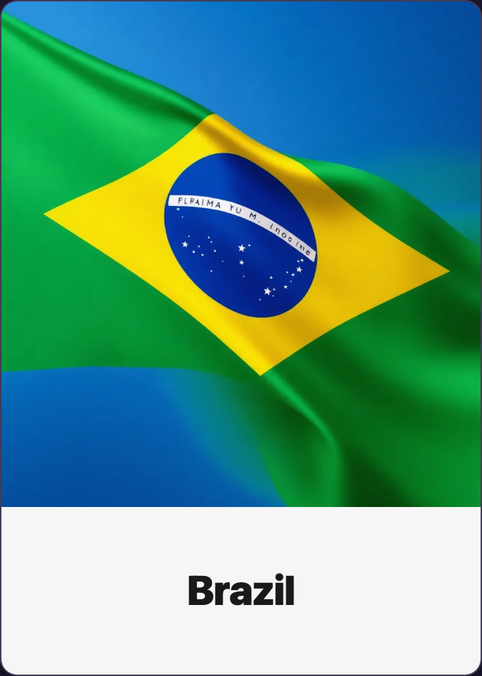 World Flags — Brazil card