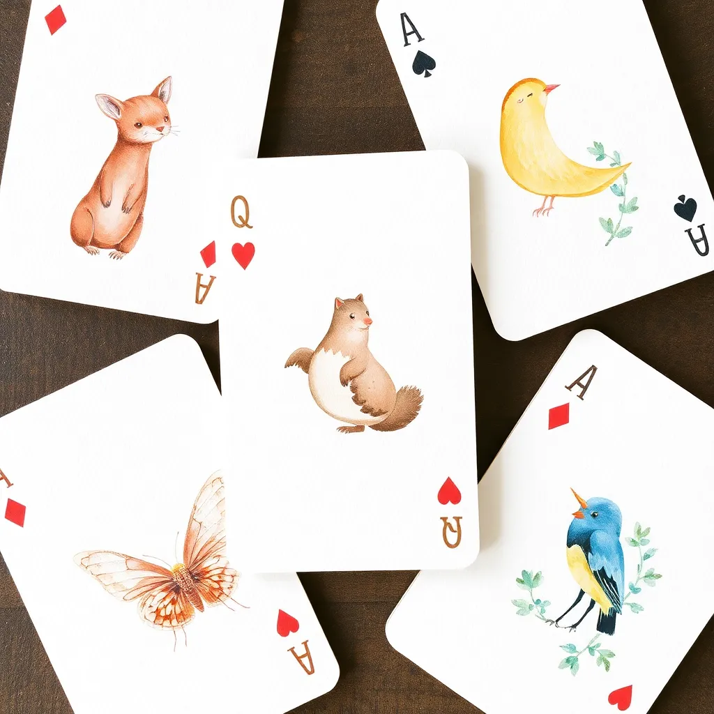 Watercolor animal cards